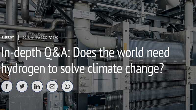 Is Hydrogen A Climate Change Solution